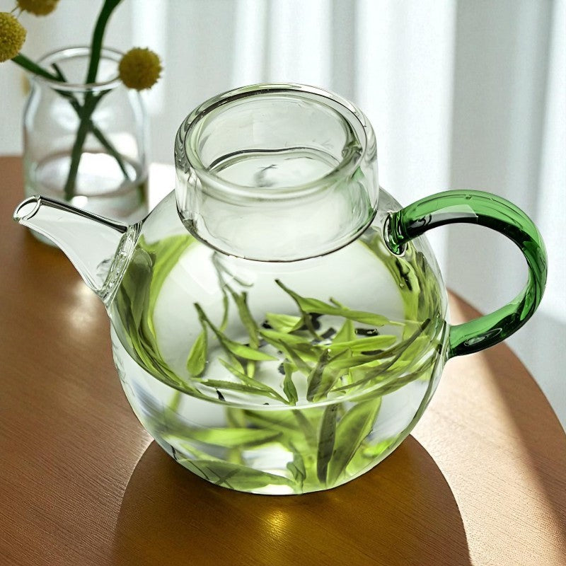 Kleine Glas Teekanne 1 Person