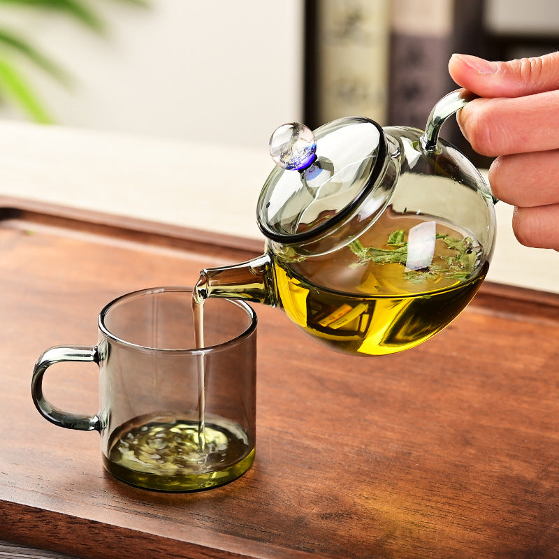 Kleine Teekanne Glas