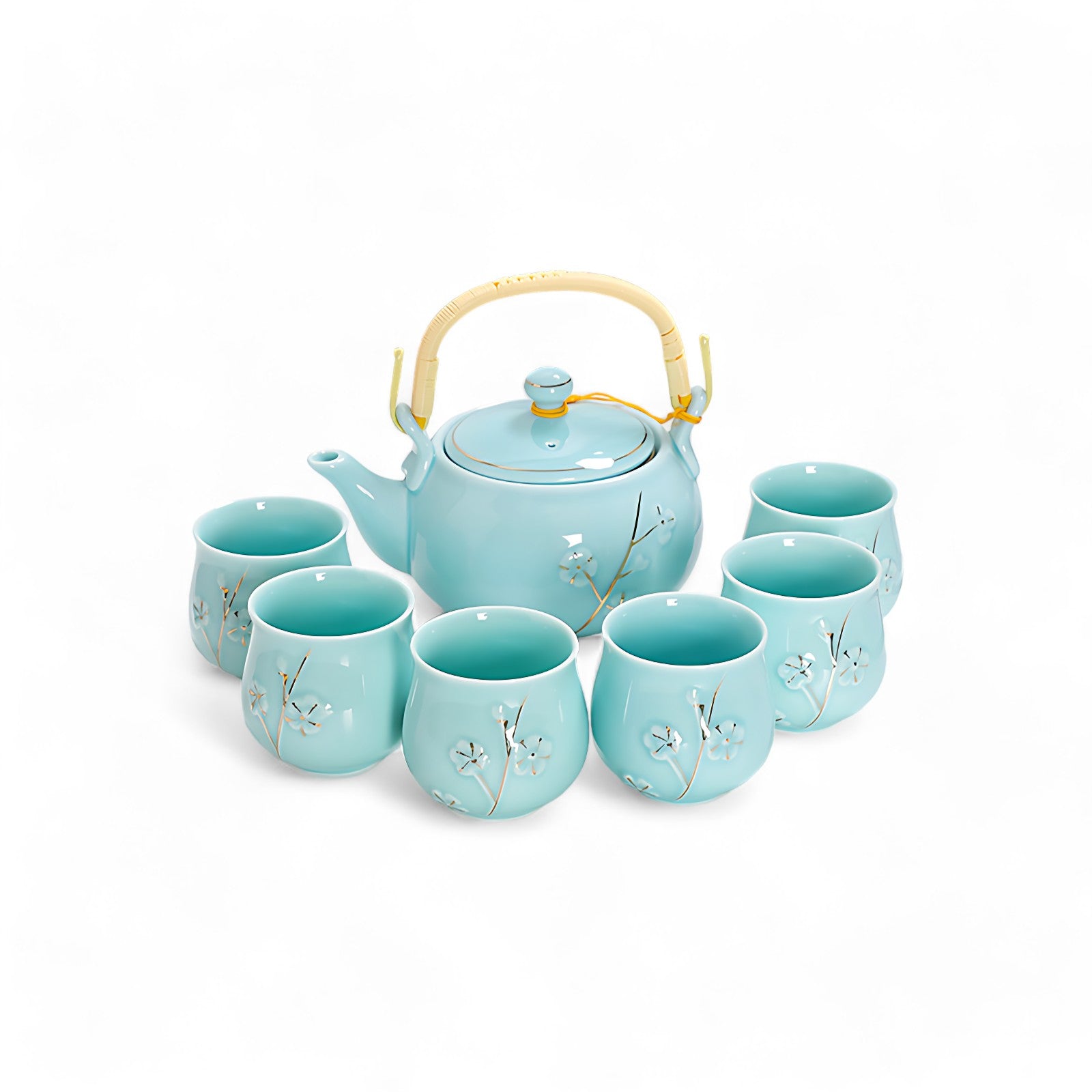 Komplett Blau Teeservice Ostfriesland Blau