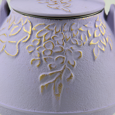 Lila Gusseisen Teekanne