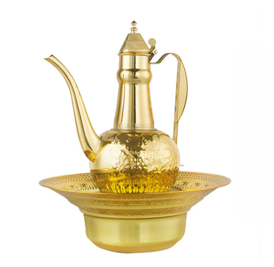 Marokkanische Teekanne Gold