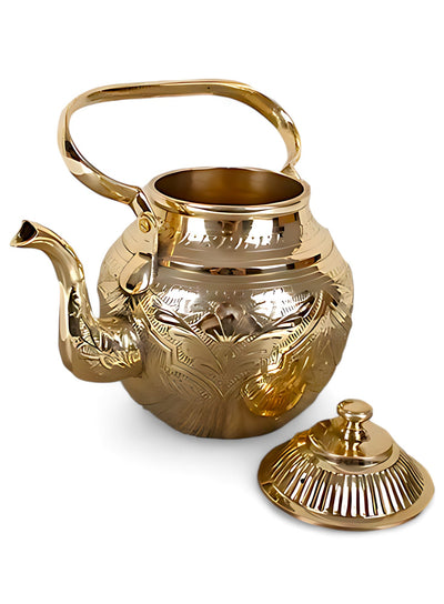 Marokkanischen Teekanne Gold