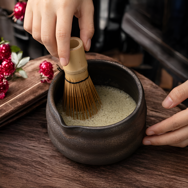 Matcha Set Besen und Löffel