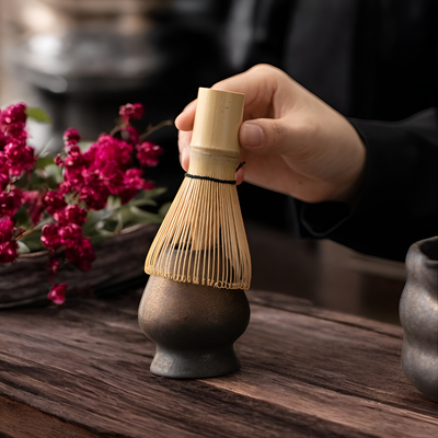 Matcha Set Besen und Löffel