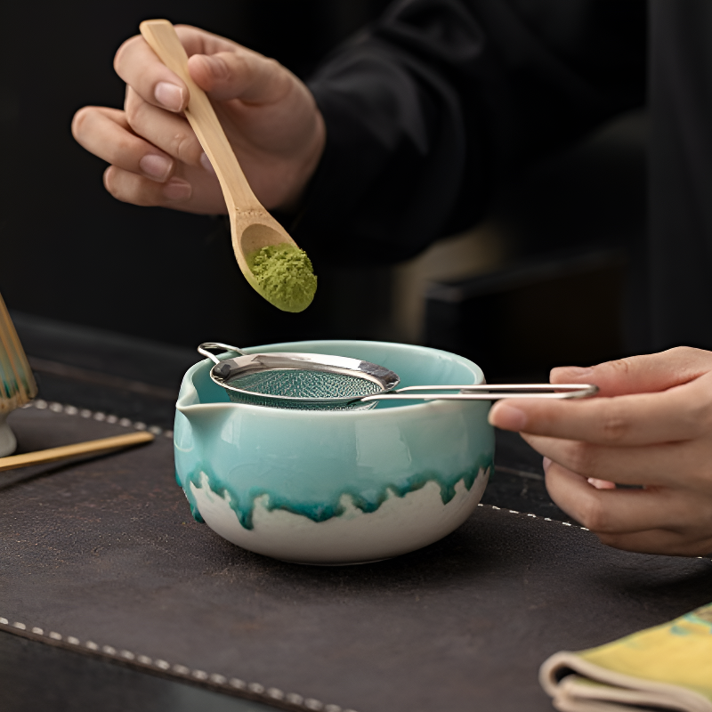 Matcha Set mit Schale und Besen