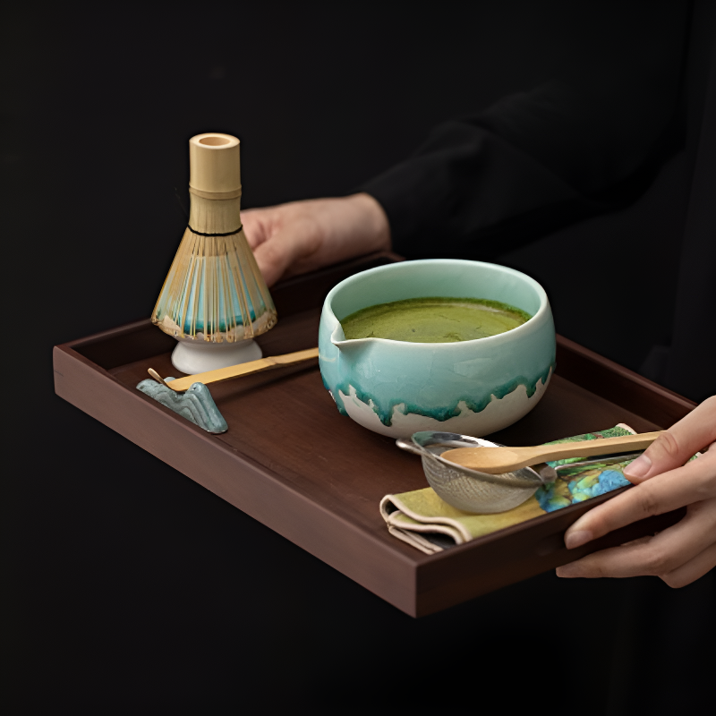 Matcha Set mit Schale und Besen