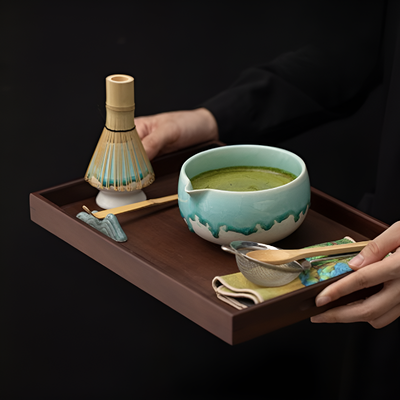 Matcha Set mit Schale und Besen