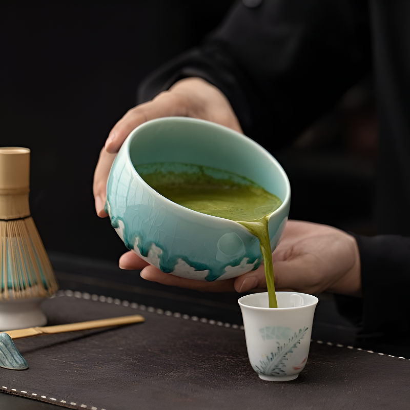 Matcha Set mit Schale und Besen