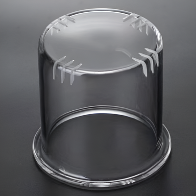 Minimalistische transparente Teekanne
