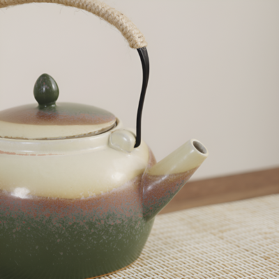 Minimalistisches japanisches Teeservice