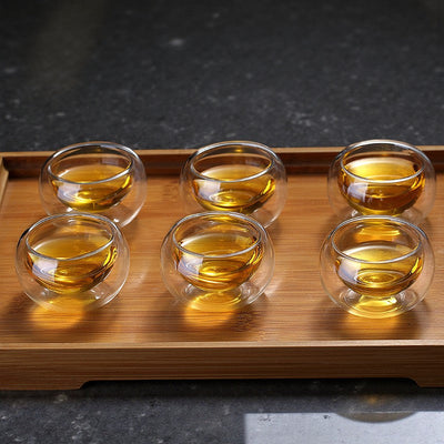 Minimalistisches Teeglas
