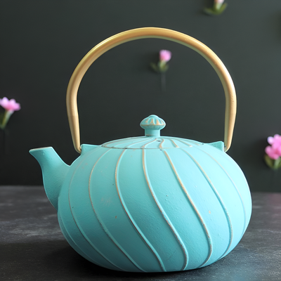 Moderne Gusseisen Teekanne 1,2l