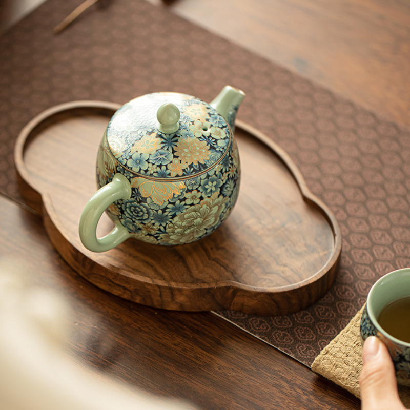 Moderne Keramik Teekanne