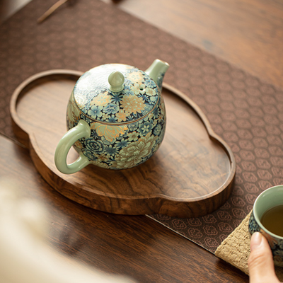 Moderne Keramik Teekanne