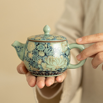 Moderne Keramik Teekanne