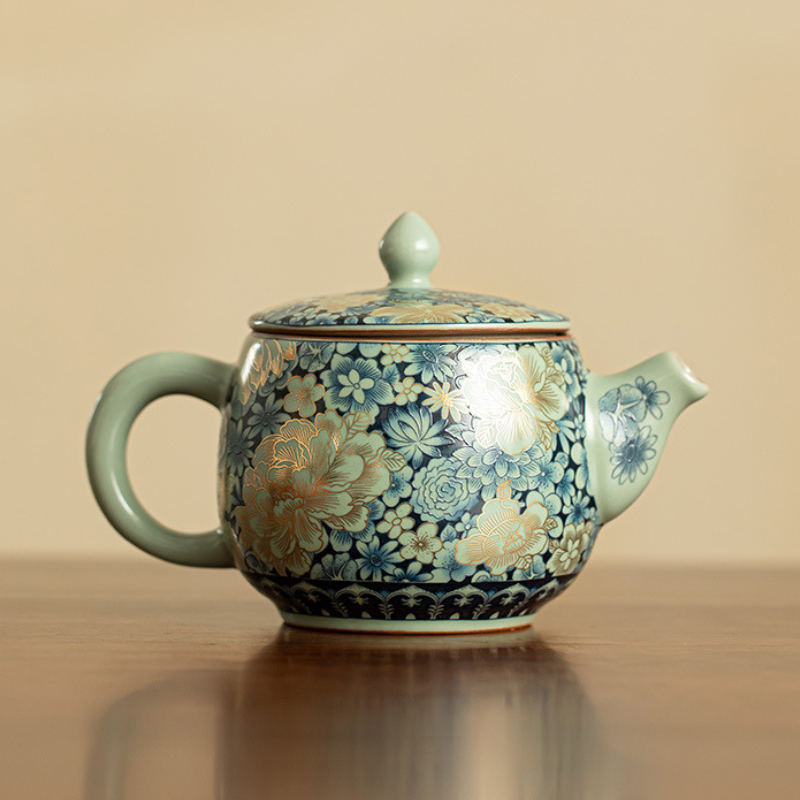 Moderne Keramik Teekanne
