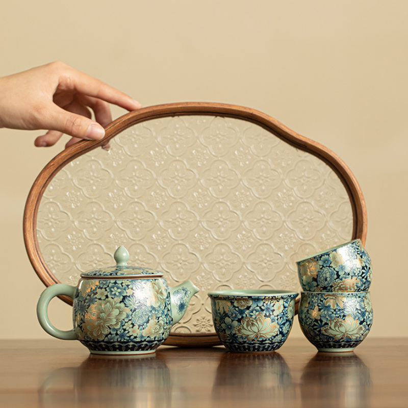 Moderne Keramik Teekanne