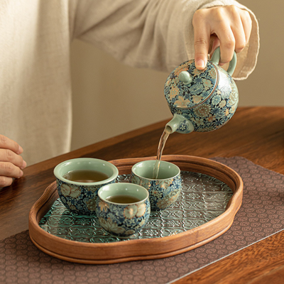 Moderne Keramik Teekanne