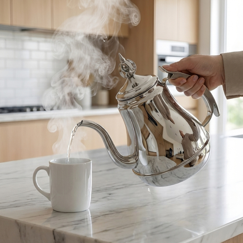 Orientalische moderne Teekanne