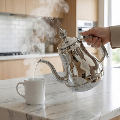 Orientalische moderne Teekanne