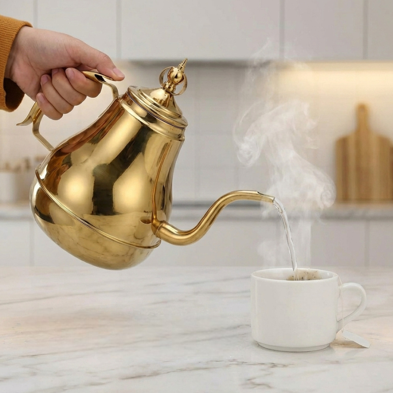 Orientalische moderne Teekanne