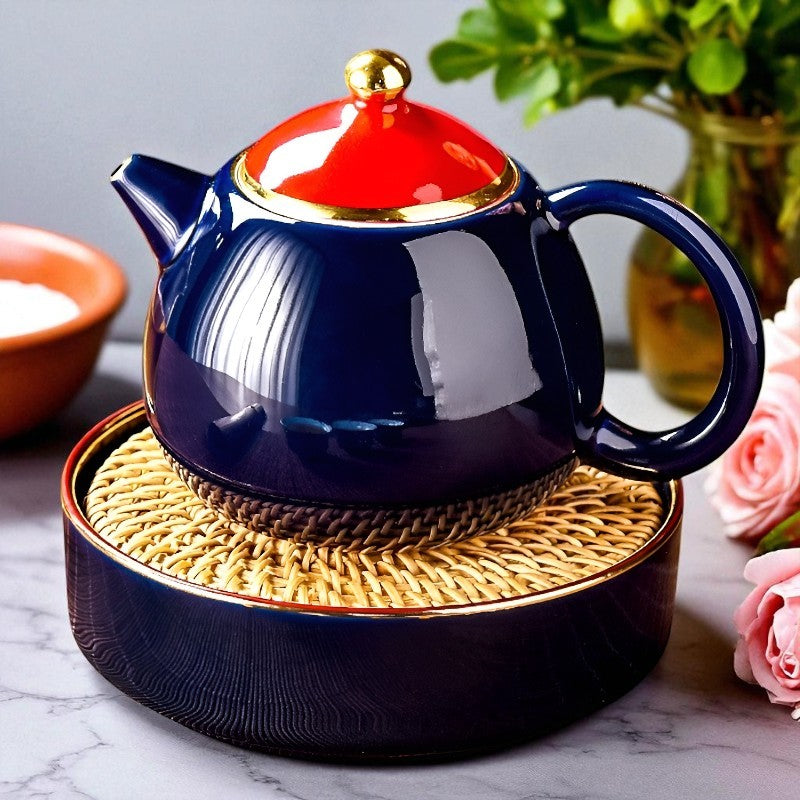 Originelle Keramik Teekanne