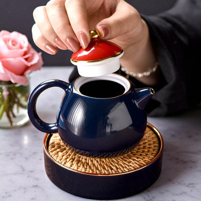 Originelle Keramik Teekanne