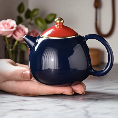 Originelle Keramik Teekanne