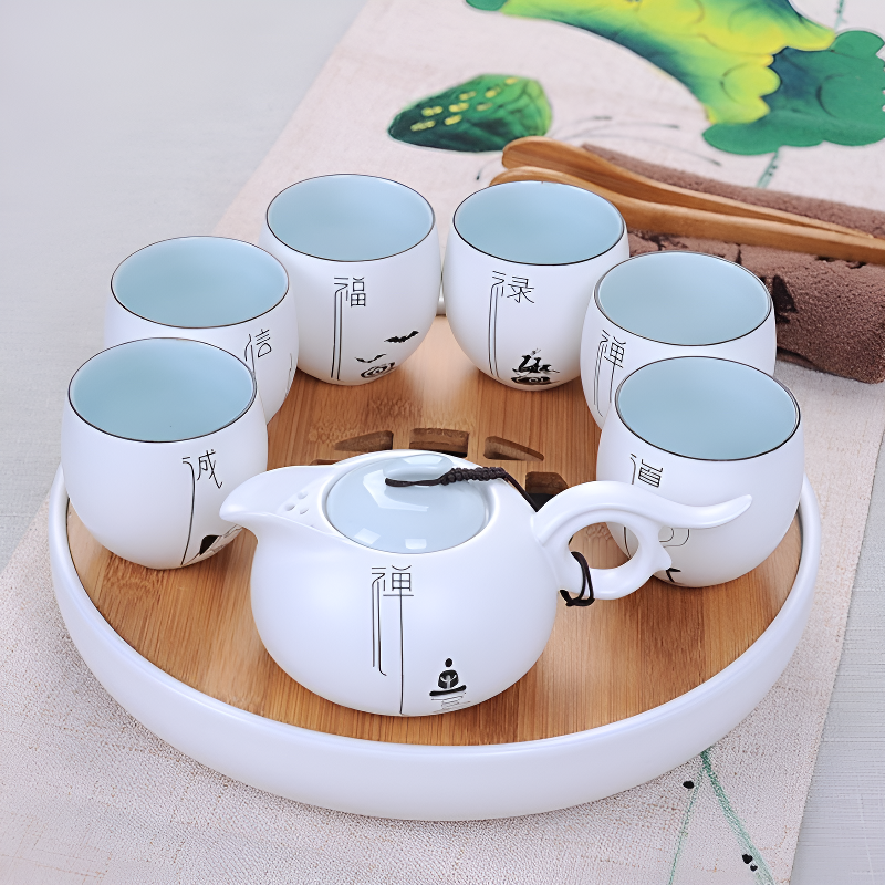 Originelle Porzellan Teekanne