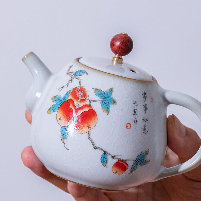 Porzellan Teekanne Alt