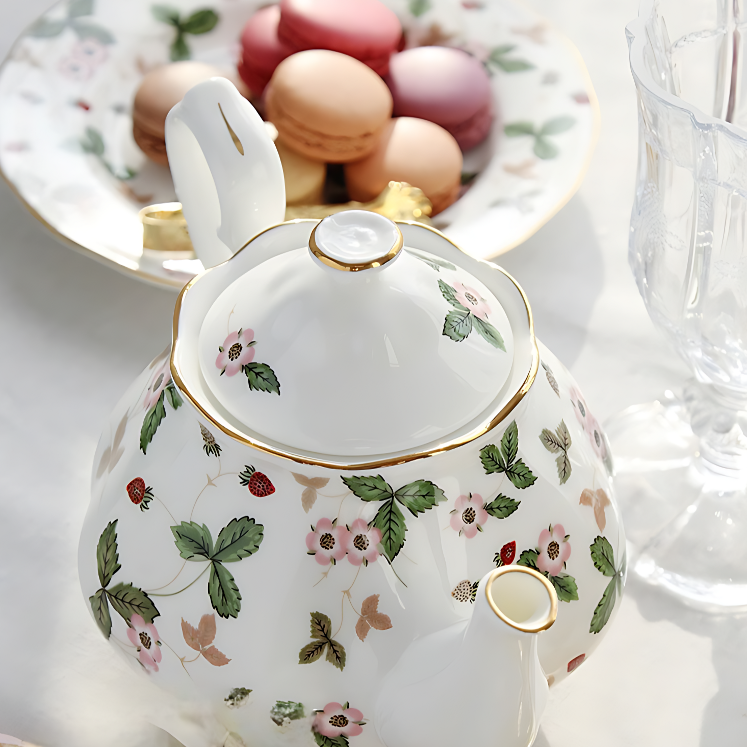 Porzellan Teekanne Kaffeekanne