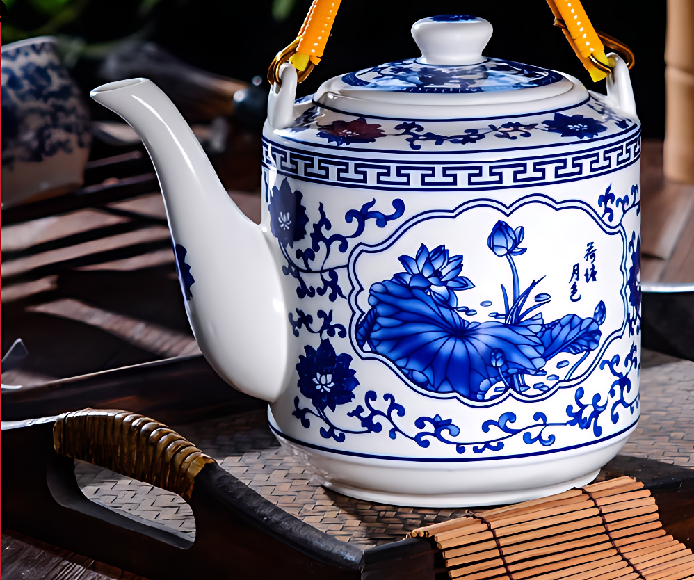 Porzellan Teekanne Retro