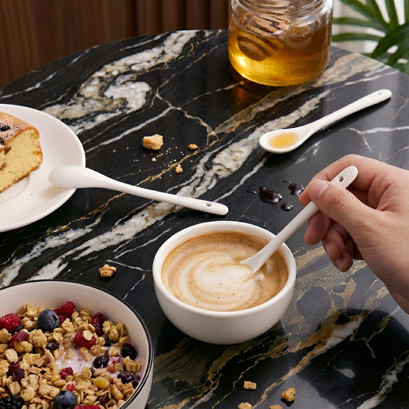 Porzellan-Teelöffel