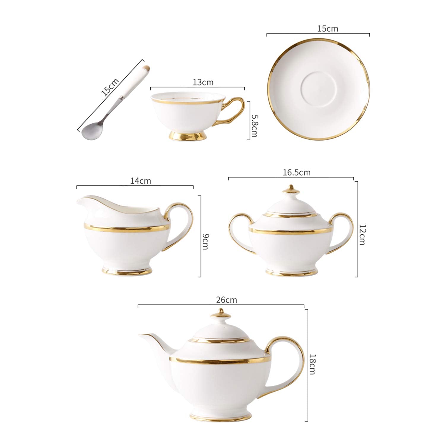 Porzellan Teeservice Alt