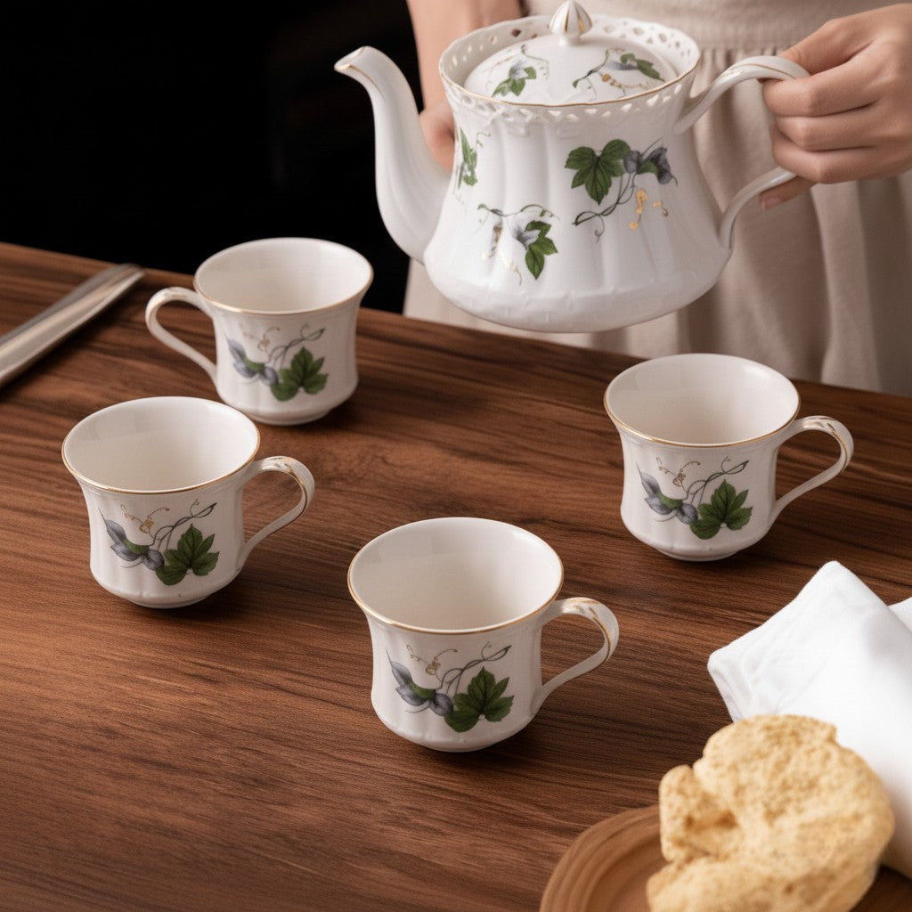 Raffiniertes englisches Teeset