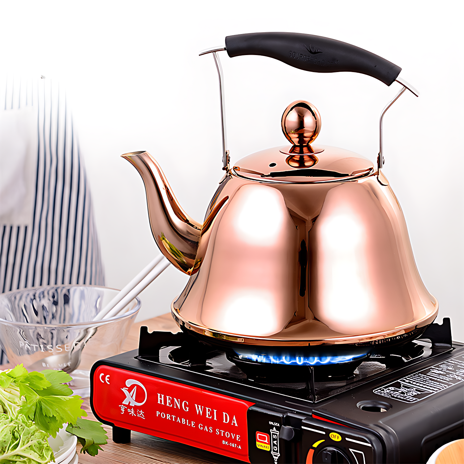 Rostfrei Teekanne 2 Liter