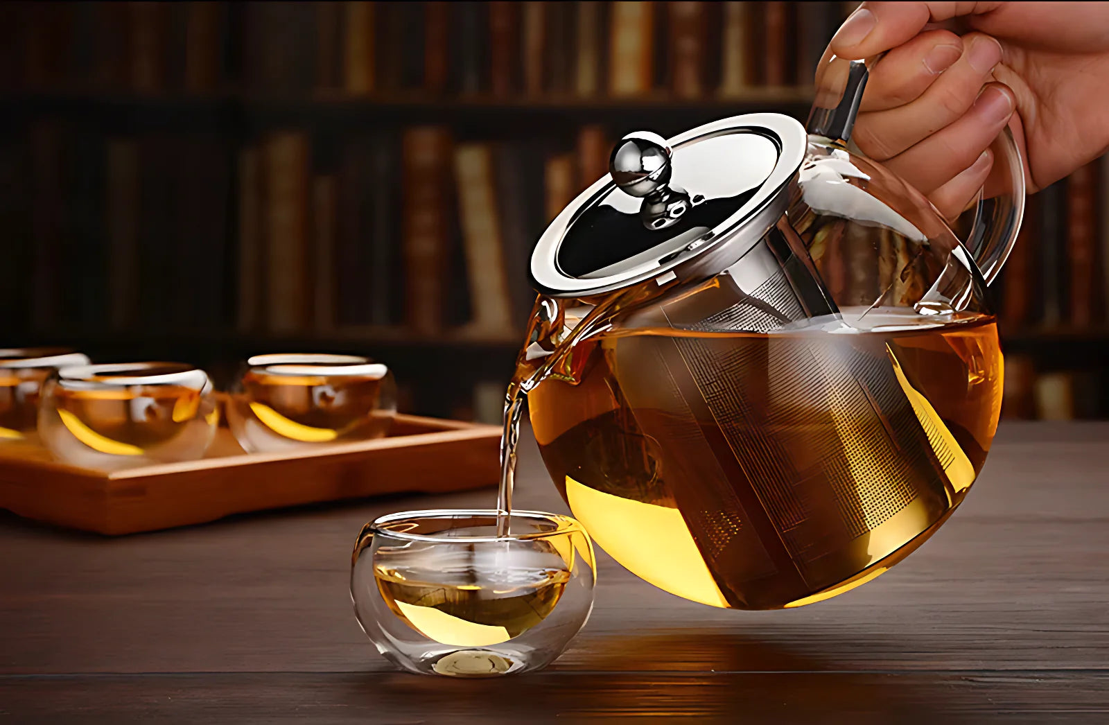 Schöne Teekanne Mit Sieb