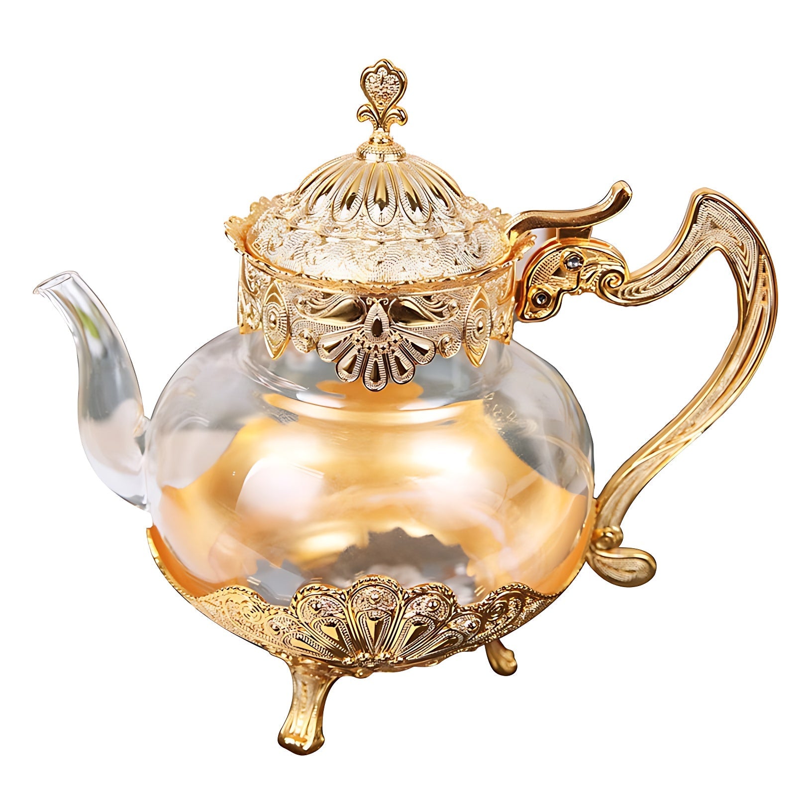 Schöne Teekannen Glas
