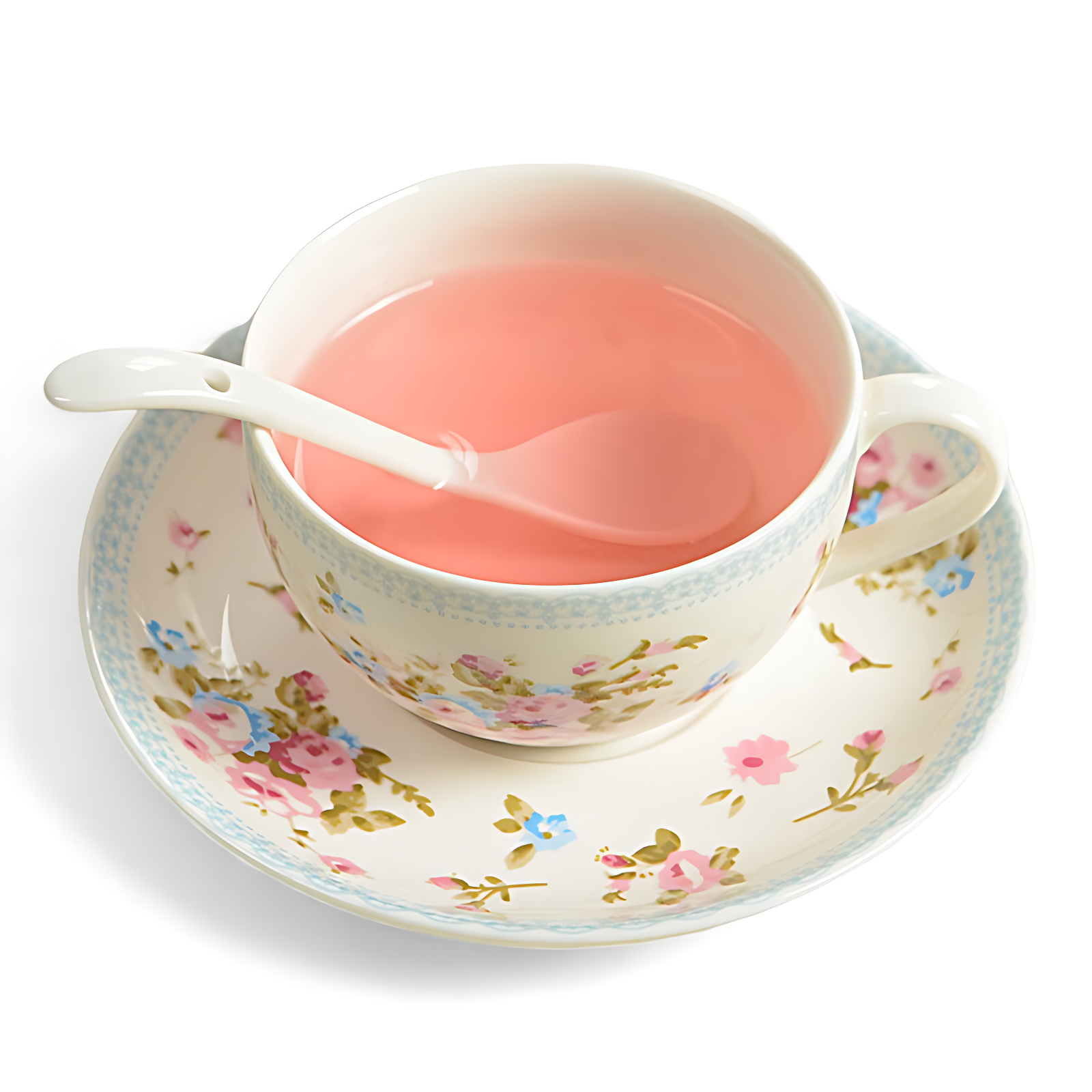 Set Teekanne Glas Mit Tasse