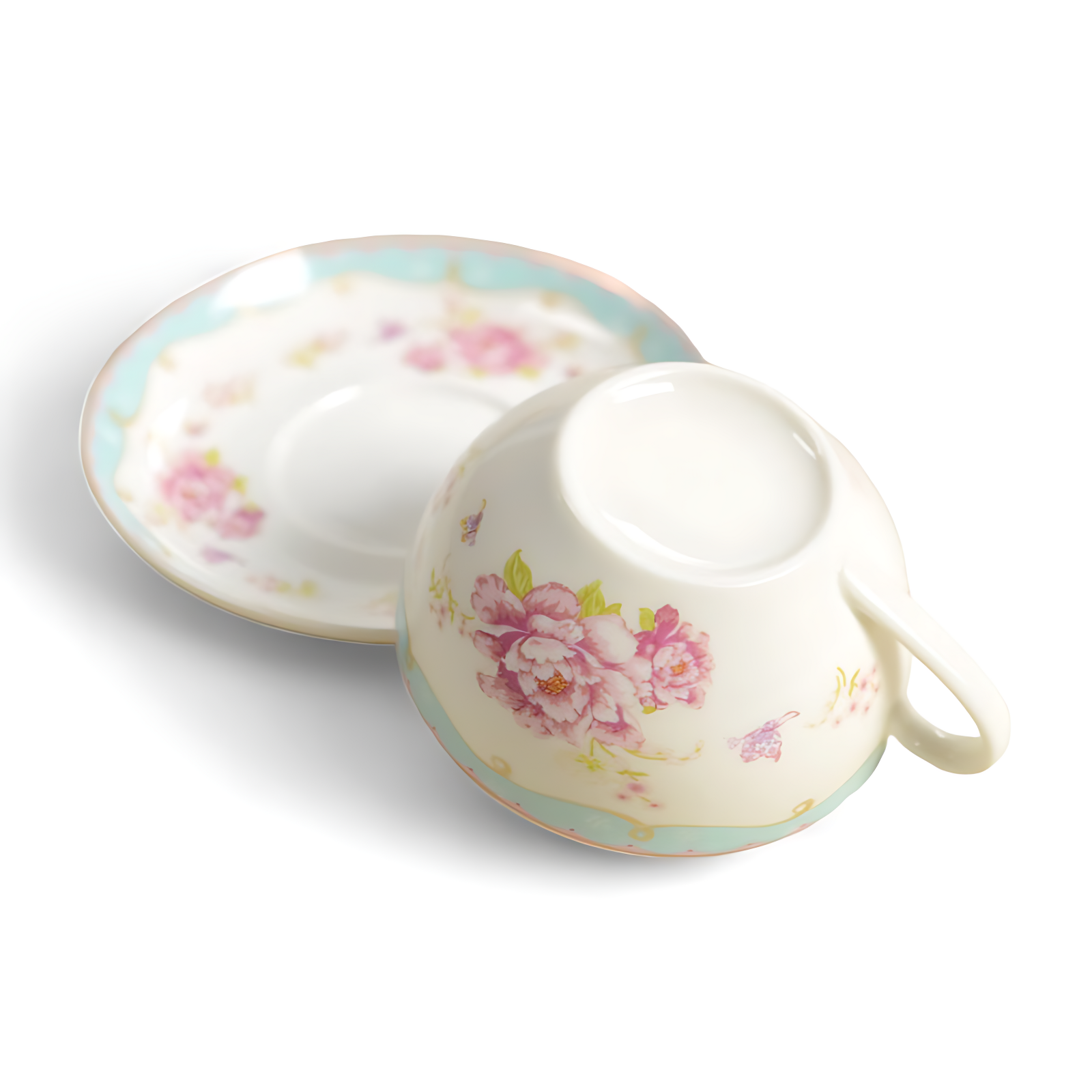 Set Teekanne Glas Mit Tasse
