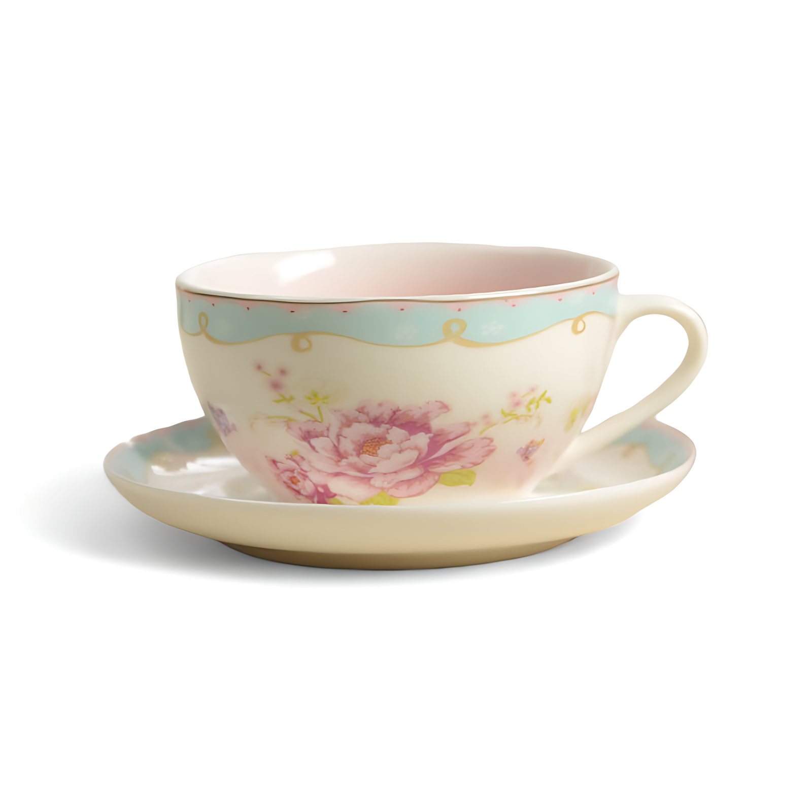 Set Teekanne Glas Mit Tasse