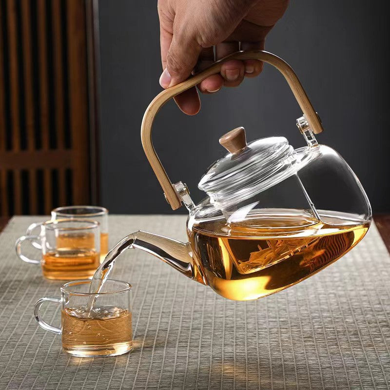 Glas Teekanne Mit Teefilter Einsatz Aus Edelstahl - Shop - Shop Teekanne