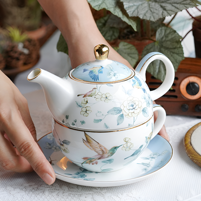 Solitär Teeservice Porzellan