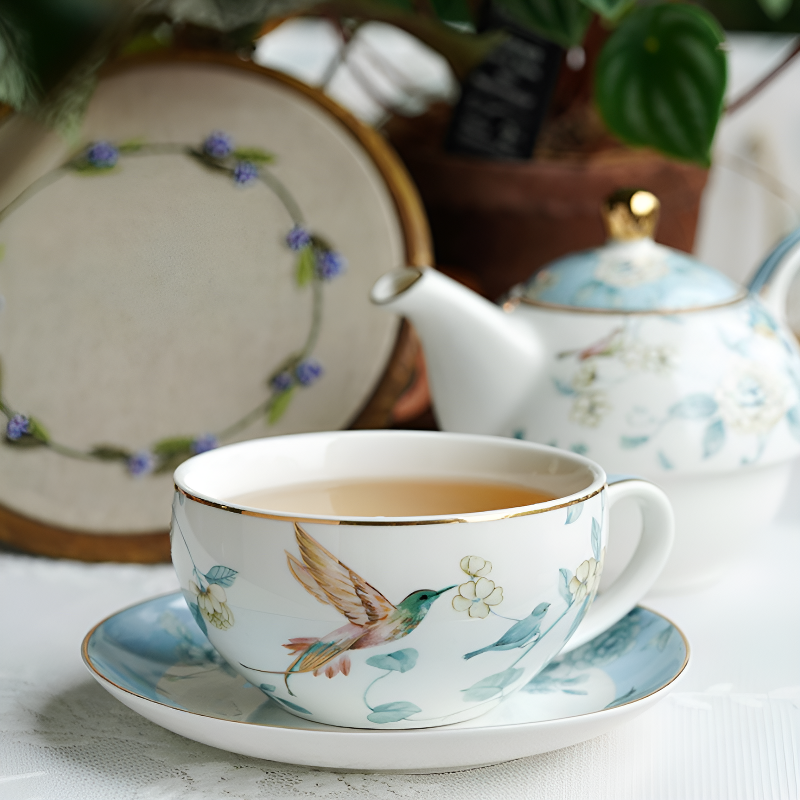 Solitär Teeservice Porzellan