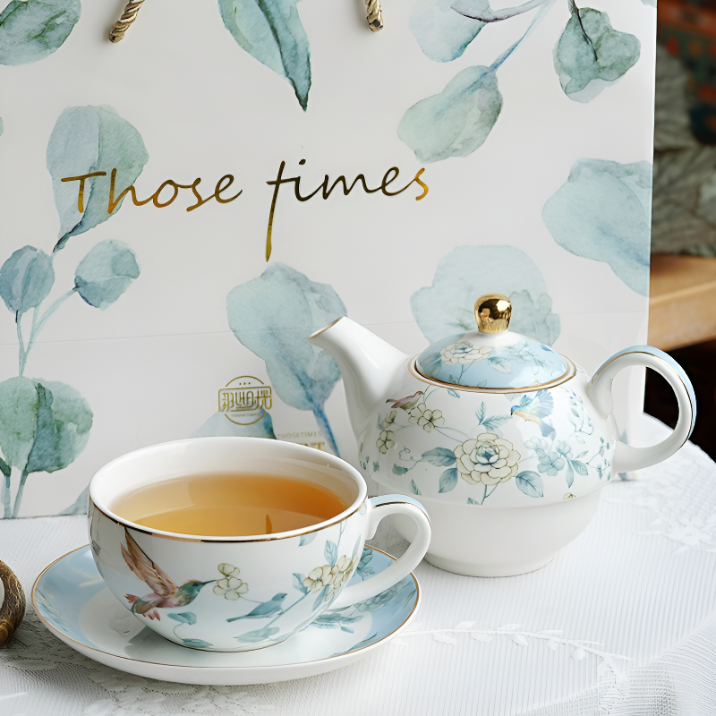 Solitär Teeservice Porzellan