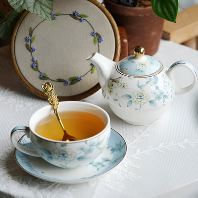 Solitär Teeservice Porzellan