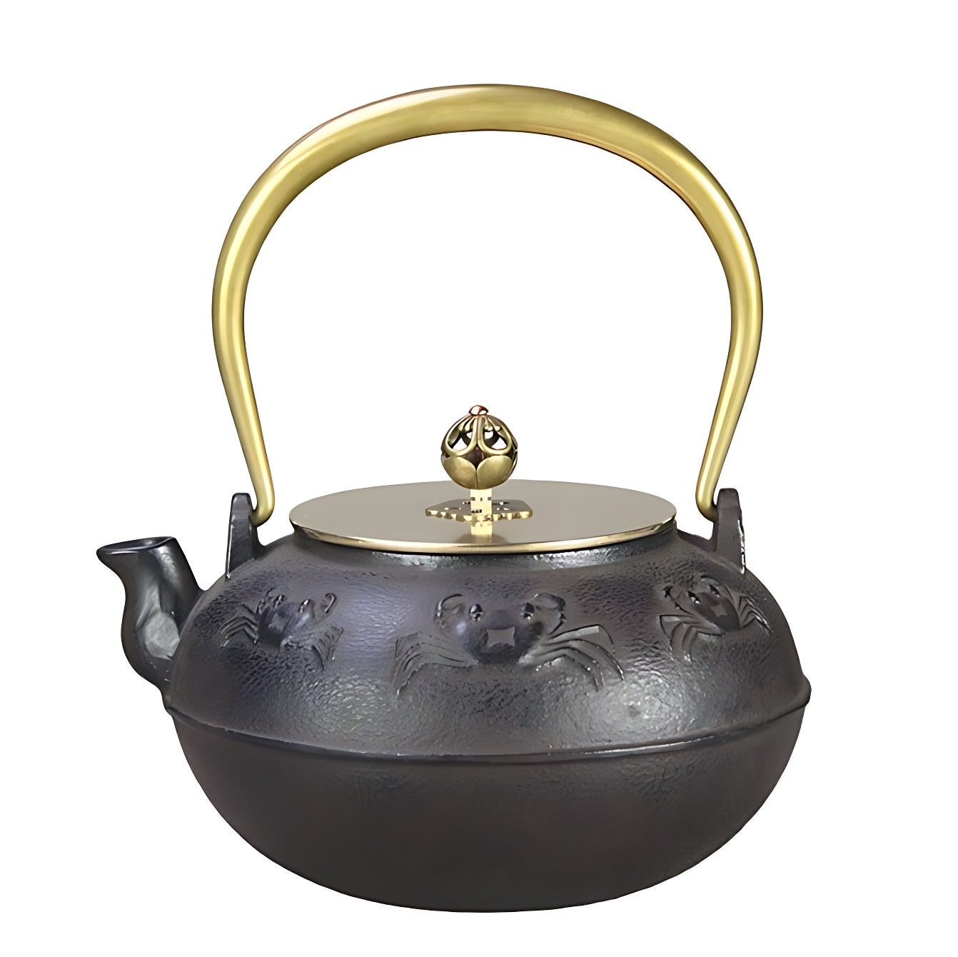 Tee aus gusseisen teekanne