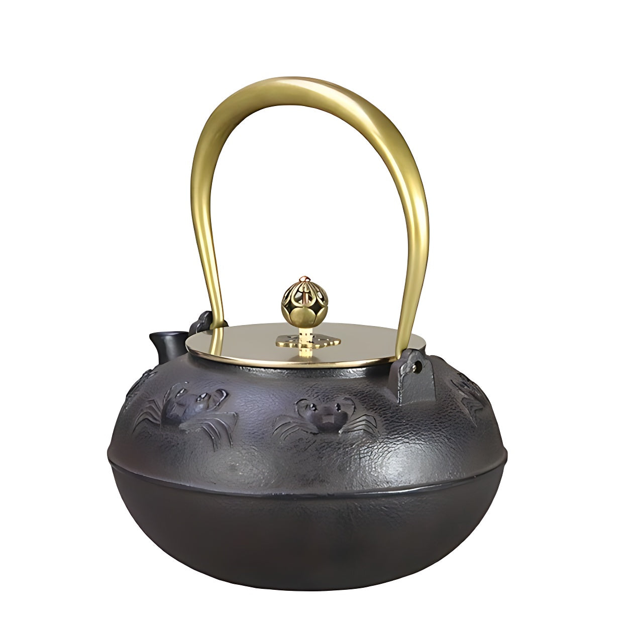 Tee aus gusseisen teekanne