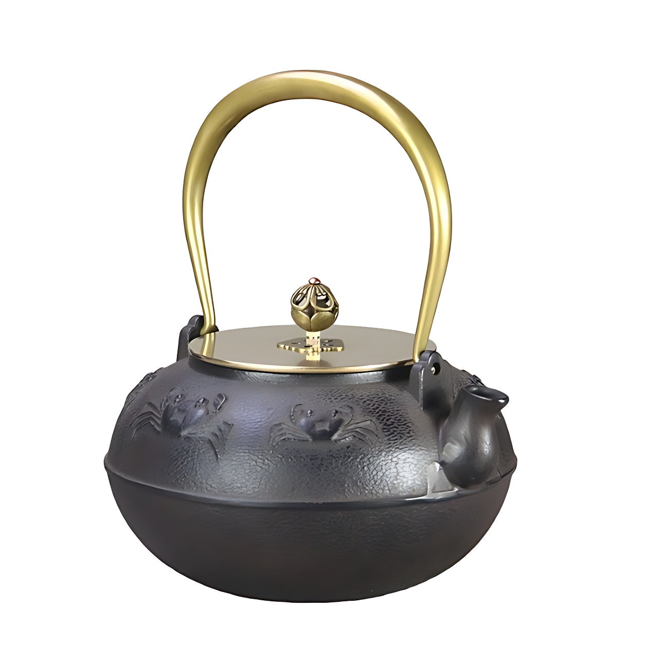 Tee aus gusseisen teekanne