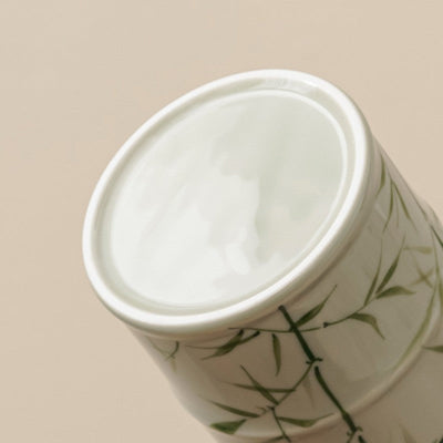 Teedose mit Bambusmuster